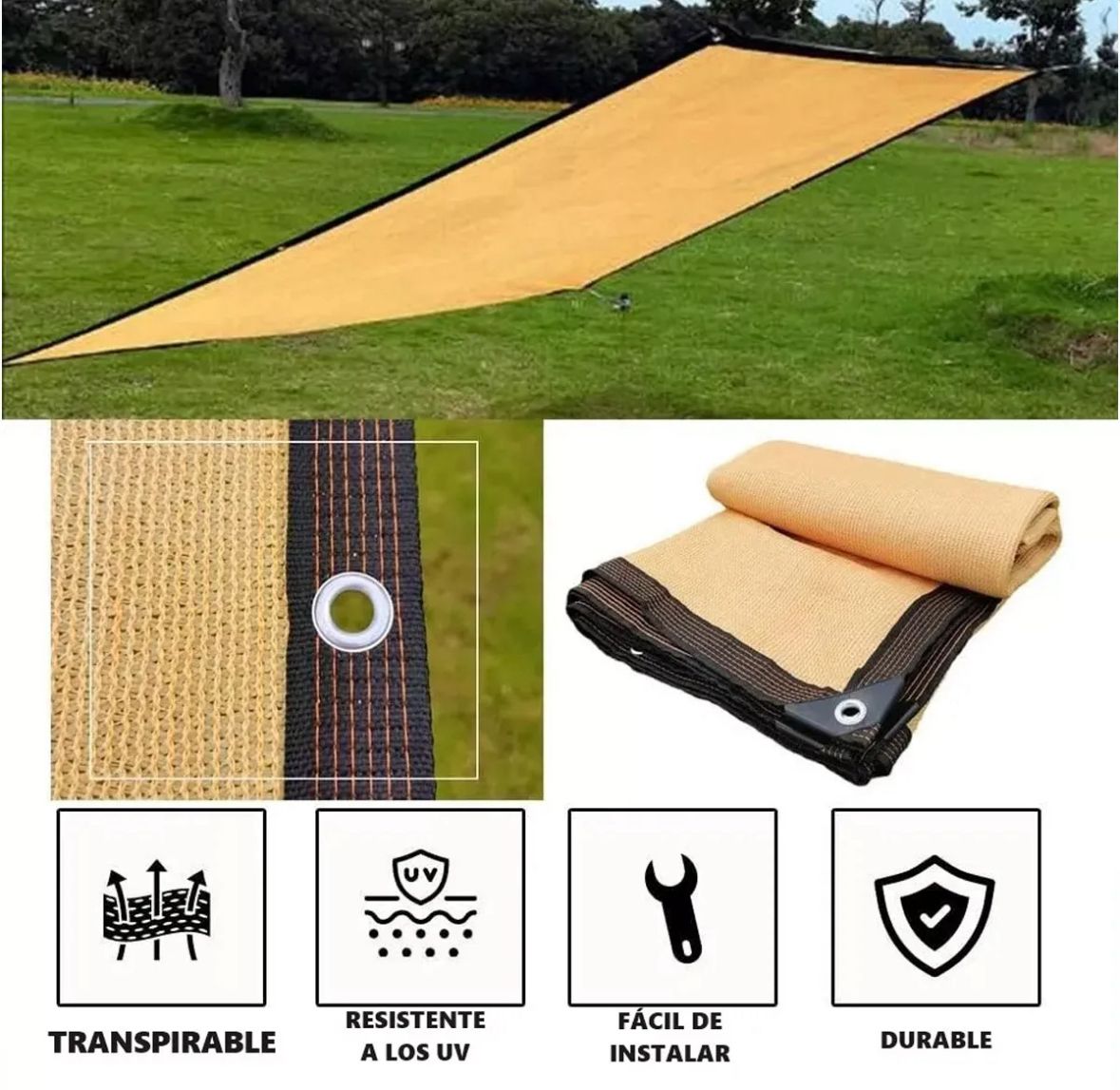 LONA TOLDO VELA 6M X 4M